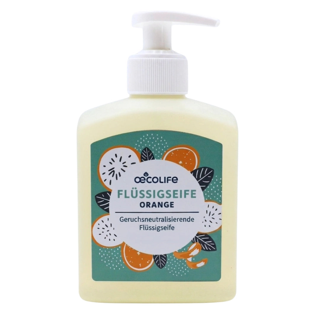 oecolife-k-rperpflege-fl-ssigseife-orange-handseife-300-ml image 1