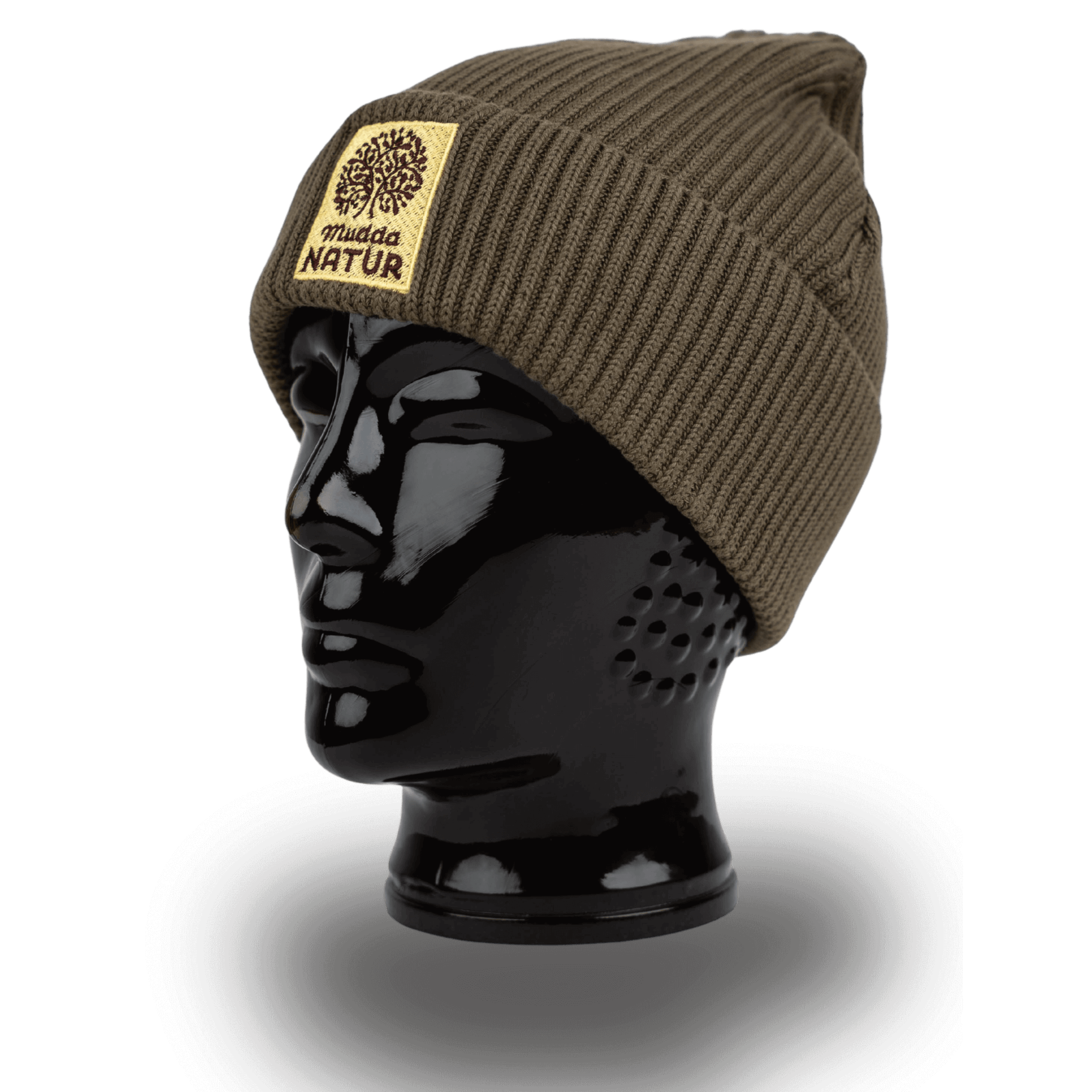 mudda-bio-baumwollm-tze-khaki-beanie-unisex image 4