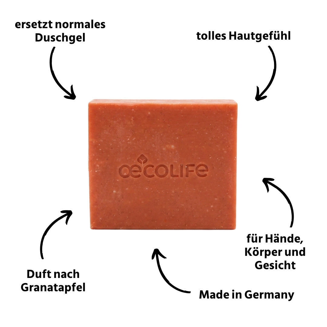 oecolife-k-rperpflege-naturseife-granatapfel-100-g-fest image 2