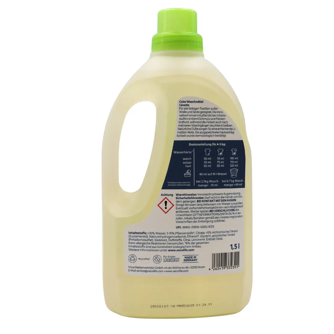 oecolife-color-waschmittel-limette-1-flasche-enzymfrei image 2