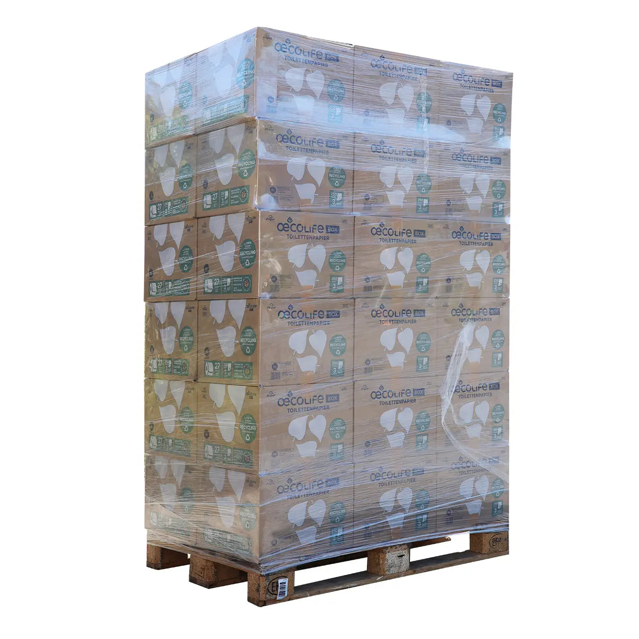 oecolife-vorteil-sets-toilettenpapier-box-recycling-palette image 1