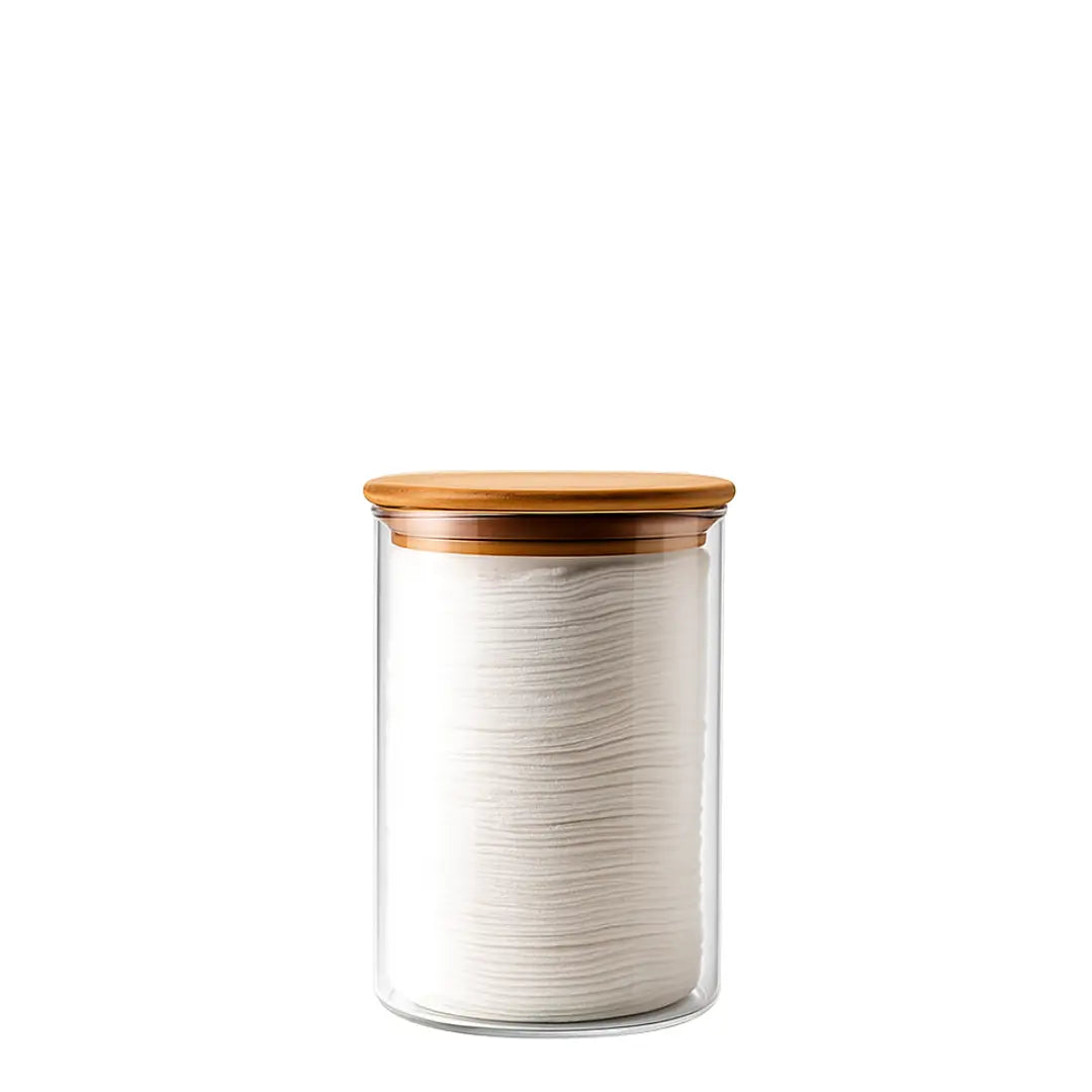 oecolife-vorratsglas-mit-bambusdeckel-200-ml-1-glas-borosilikat image 1