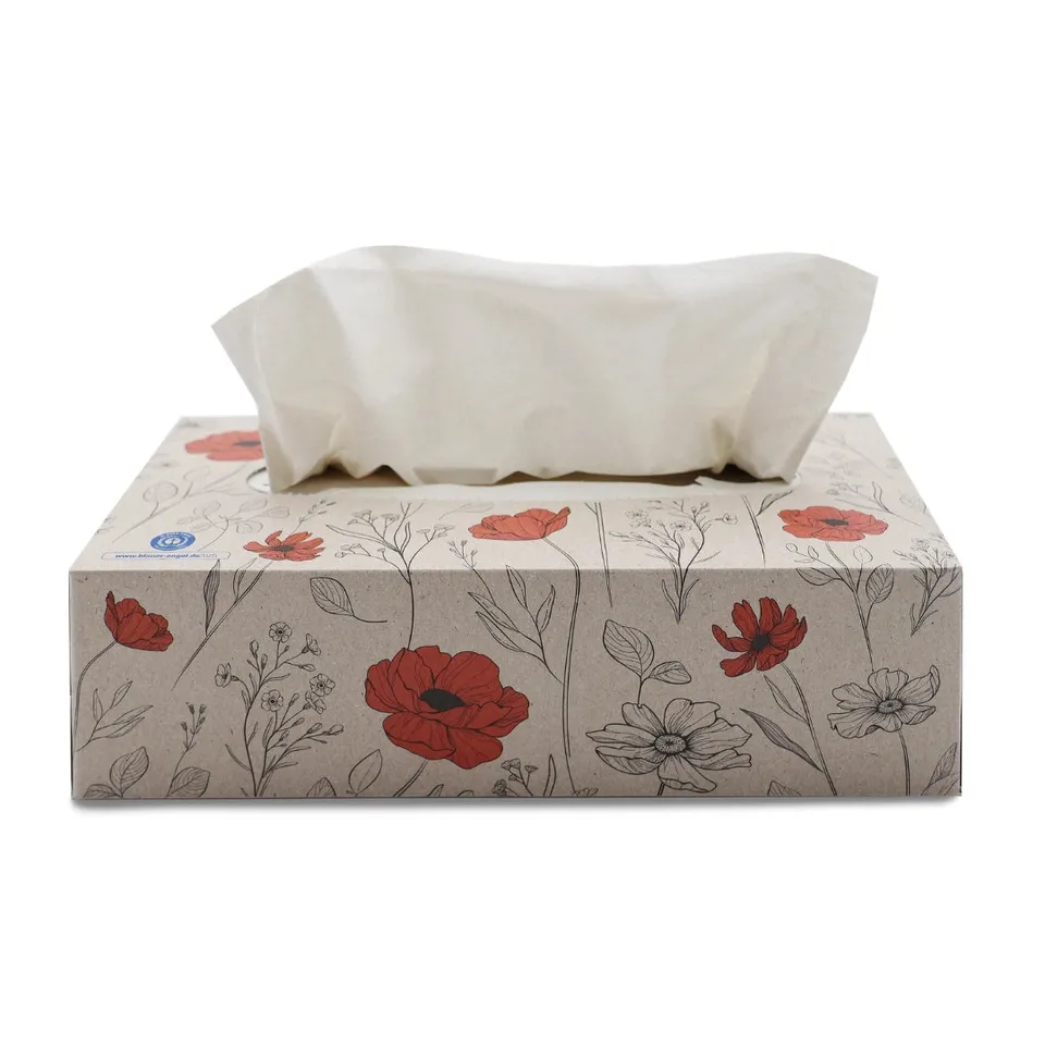 oecolife-poppy-flowers-taschent-cher-box-recycling-4-lagig image 1