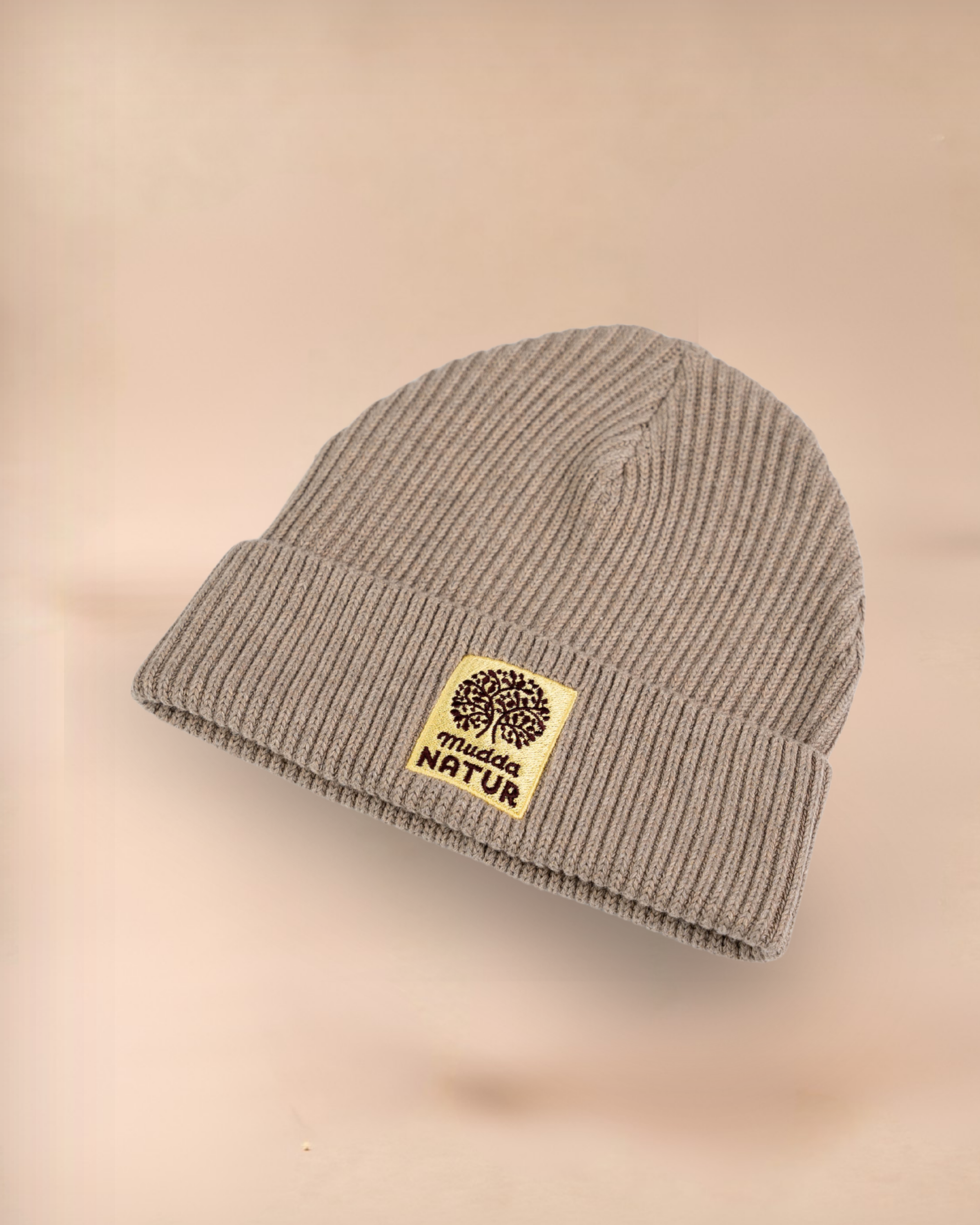 mudda-bio-baumwollm-tze-sand-beanie-unisex image 3