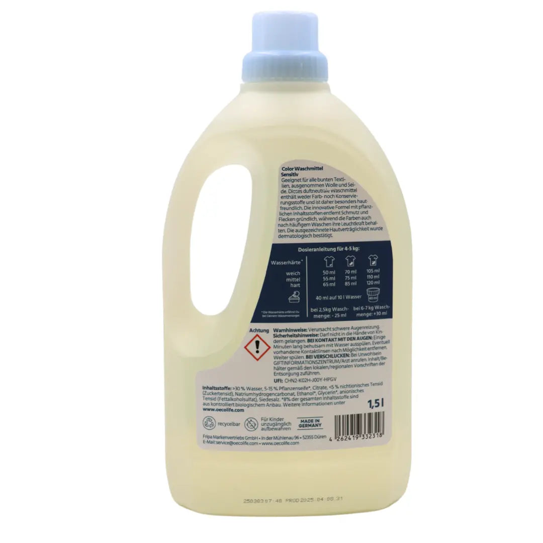 oecolife-color-waschmittel-sensitiv-fl-ssig-1-flasche image 2