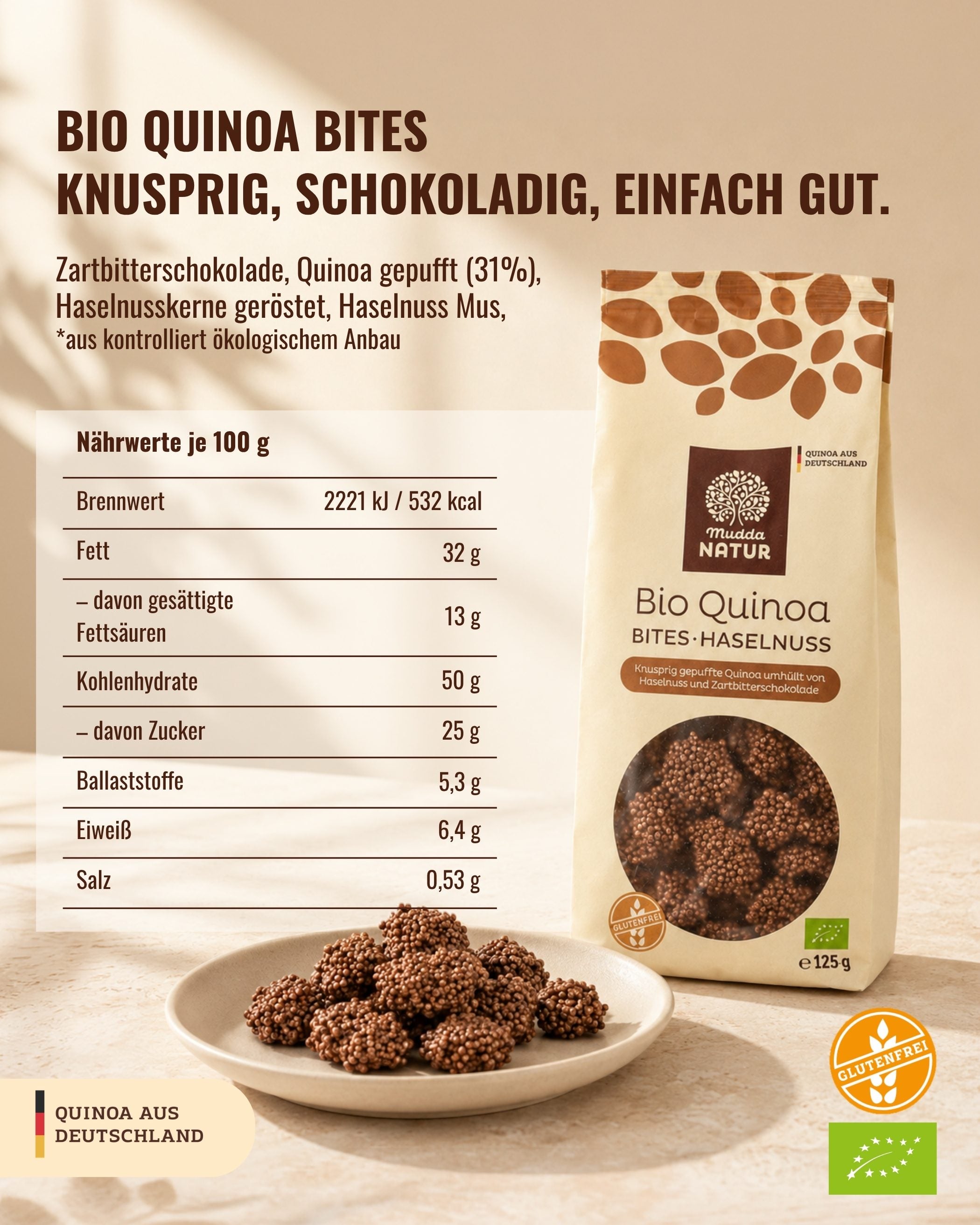 mudda-quinoa-bites-haselnuss-snack-schokoladig-bio image 3