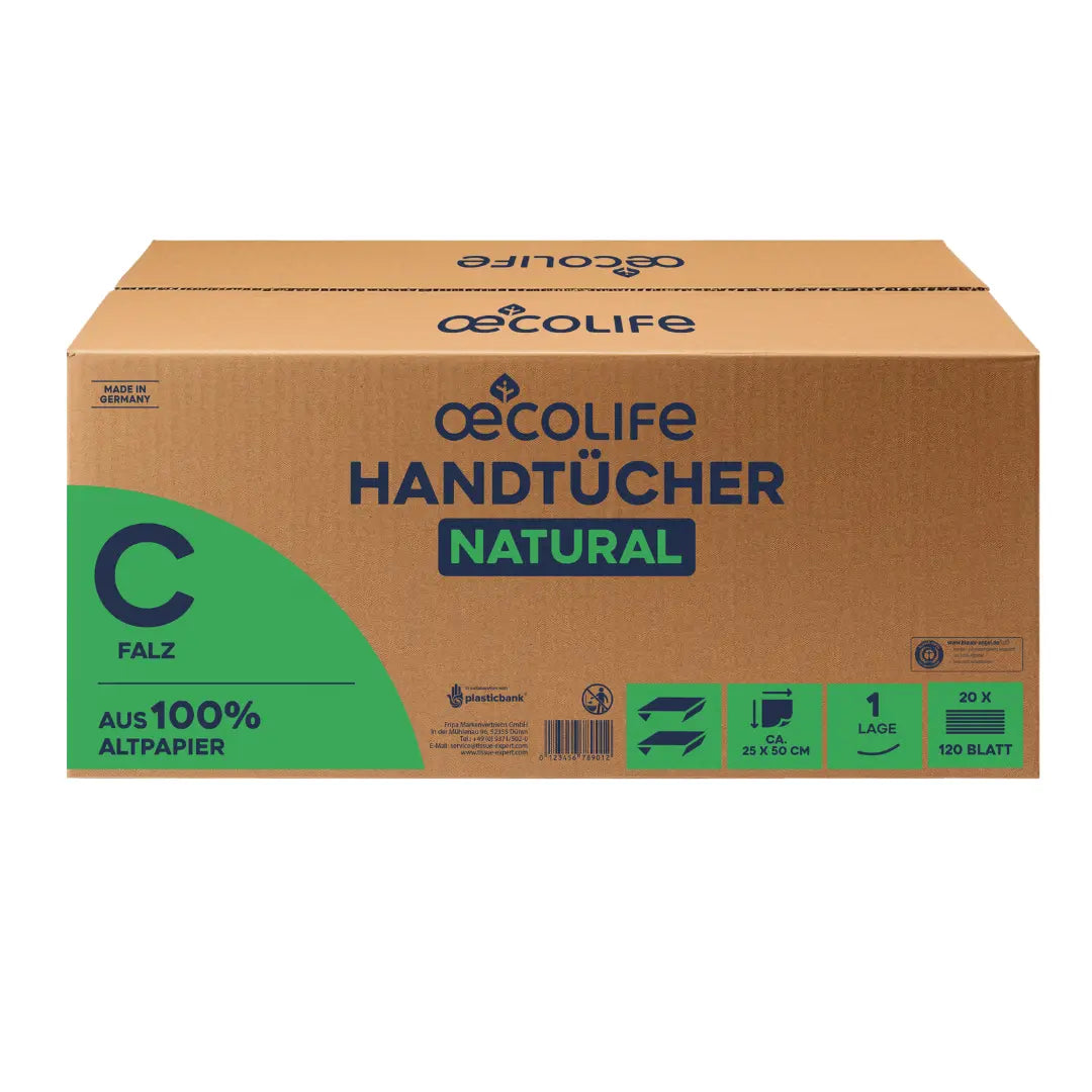 oecolife-hygienepapiere-handt-cher-natural-c-falz-2400-blatt image 3