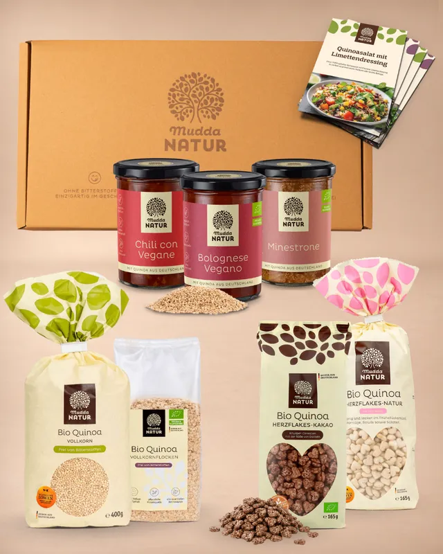 mudda-nat-rlich-von-herzen-bio-quinoa-geschenkset-8-teilig image 1