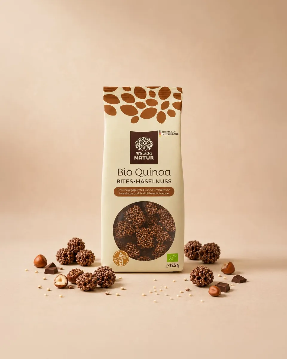 mudda-quinoa-bites-haselnuss-snack-schokoladig-bio image 1