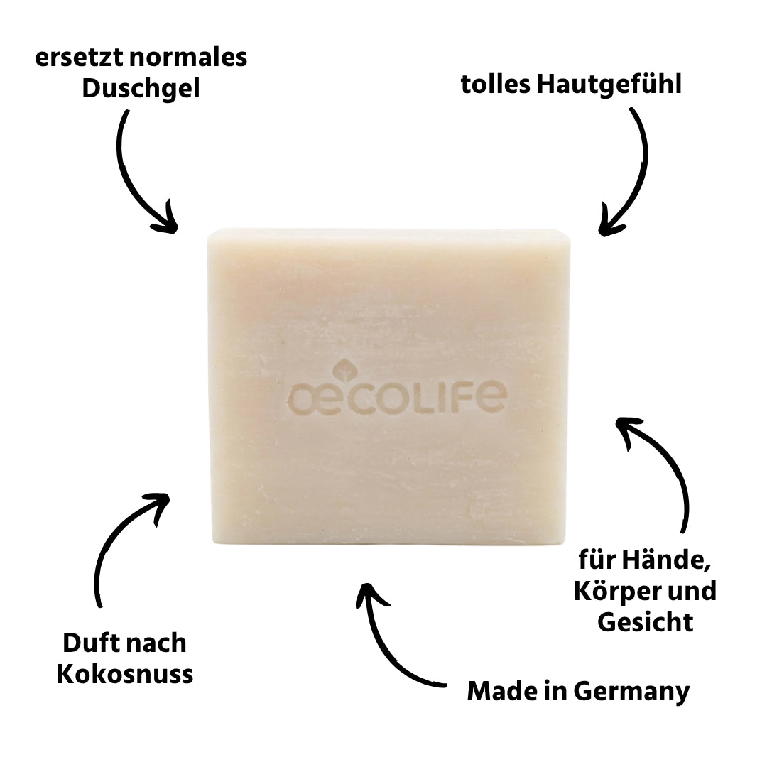 oecolife-k-rperpflege-feste-naturseife-kokosnuss-100-g image 2