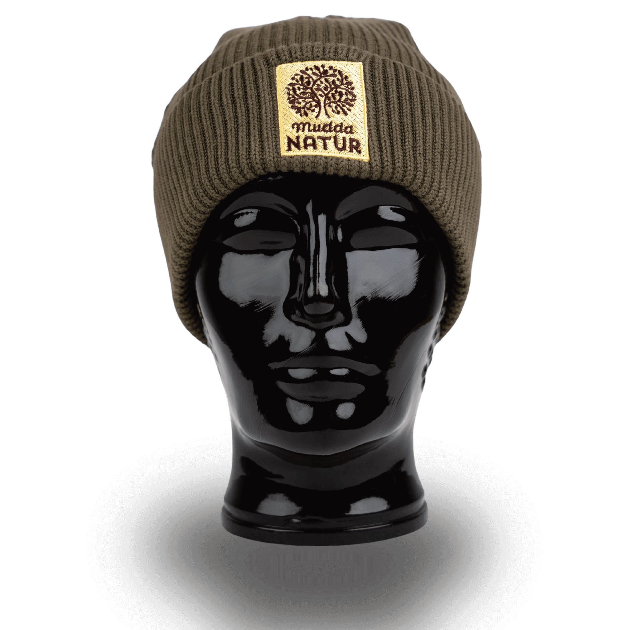 mudda-bio-baumwollm-tze-khaki-beanie-unisex image 3