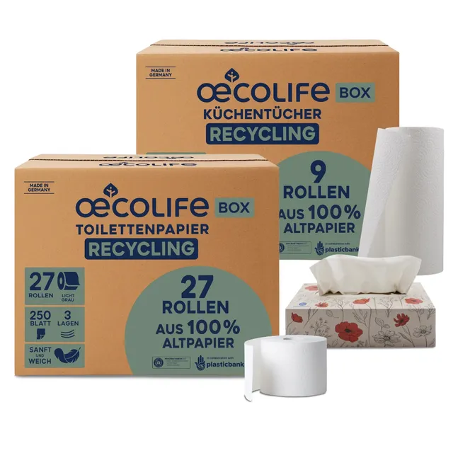 oecolife-vorteil-sets-recycling-set-hygienepapier-3-teilig image 1