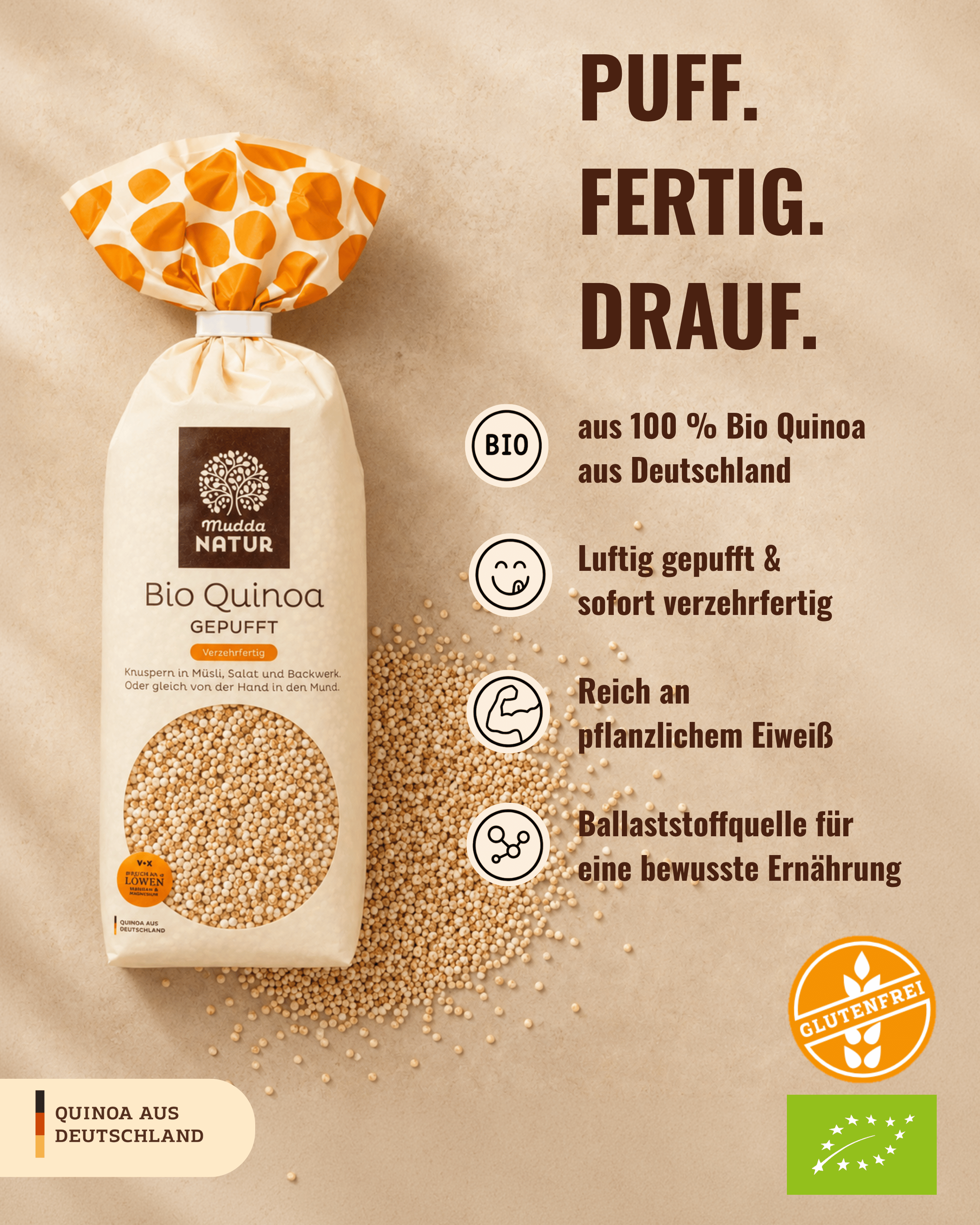 mudda-bio-quinoa-gepufft-topping-m-sli-glutenfrei image 2
