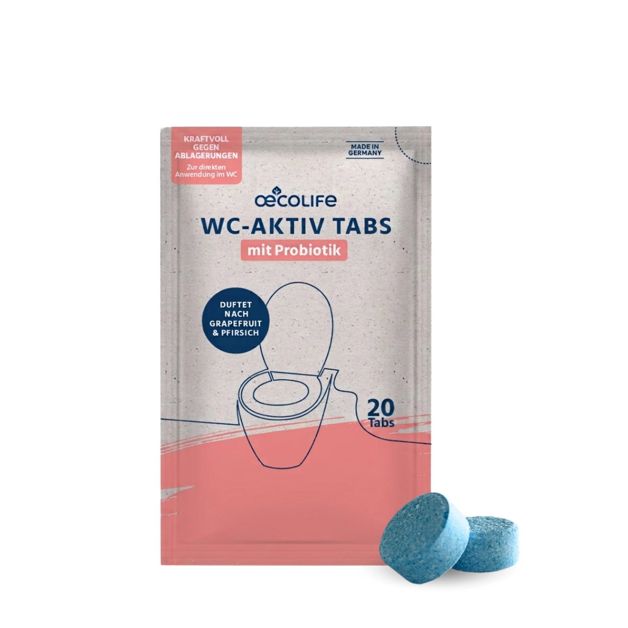 oecolife-wc-tabs-fruchtig-20-tabs-reinigungstabs image 1
