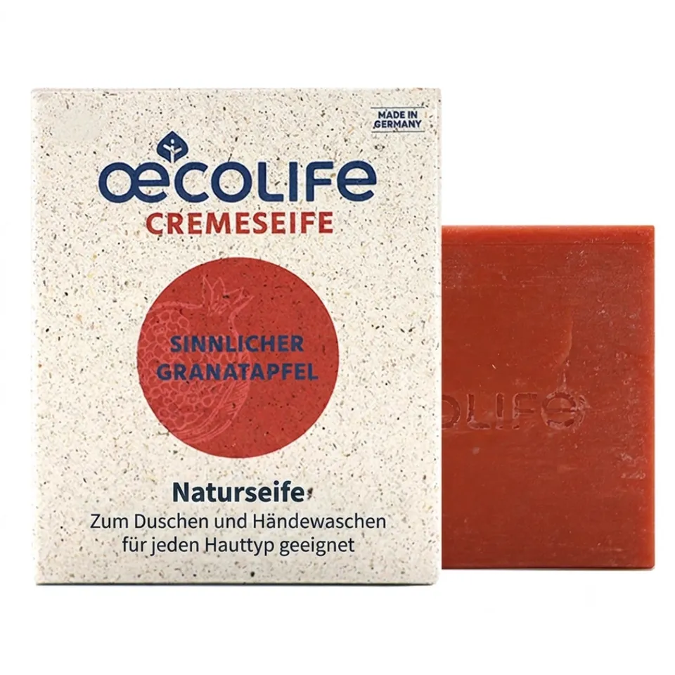 oecolife-k-rperpflege-naturseife-granatapfel-100-g-fest image 1