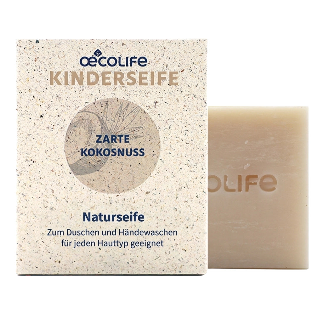 oecolife-k-rperpflege-feste-naturseife-kokosnuss-100-g image 1